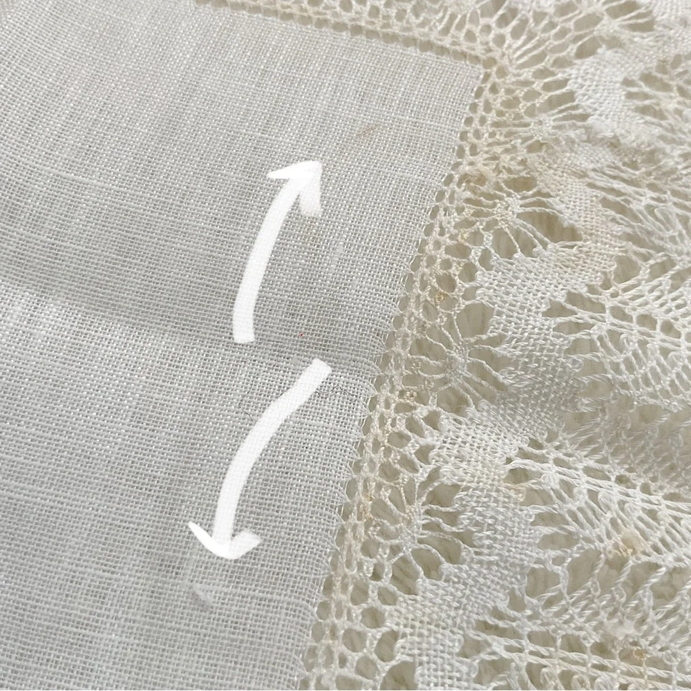 Vintage Bruges Belgium Bobbin Lace Handkerchief Rococo Boxed Linen Bridal Hankie